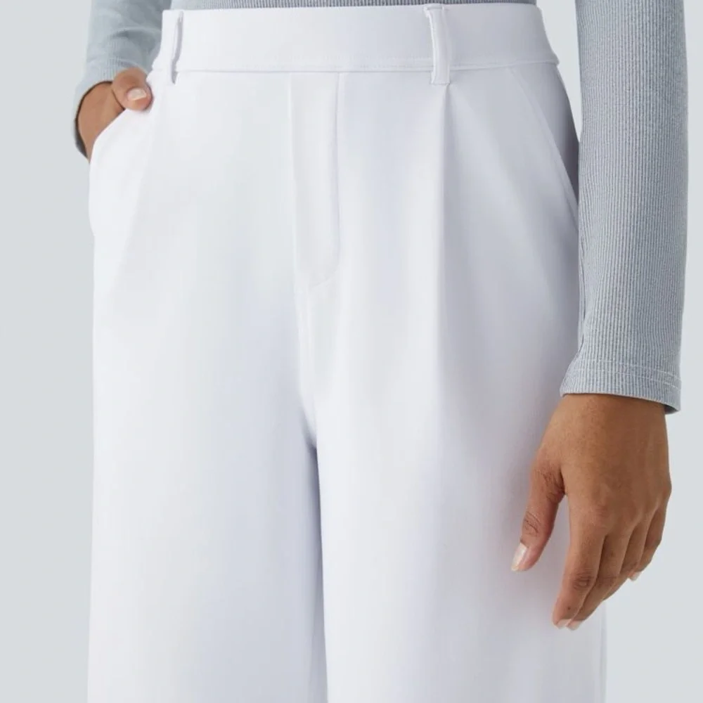 HALARA DayStretch High Waisted Pocket Straight Leg Work Pants - Picture 3 of 3